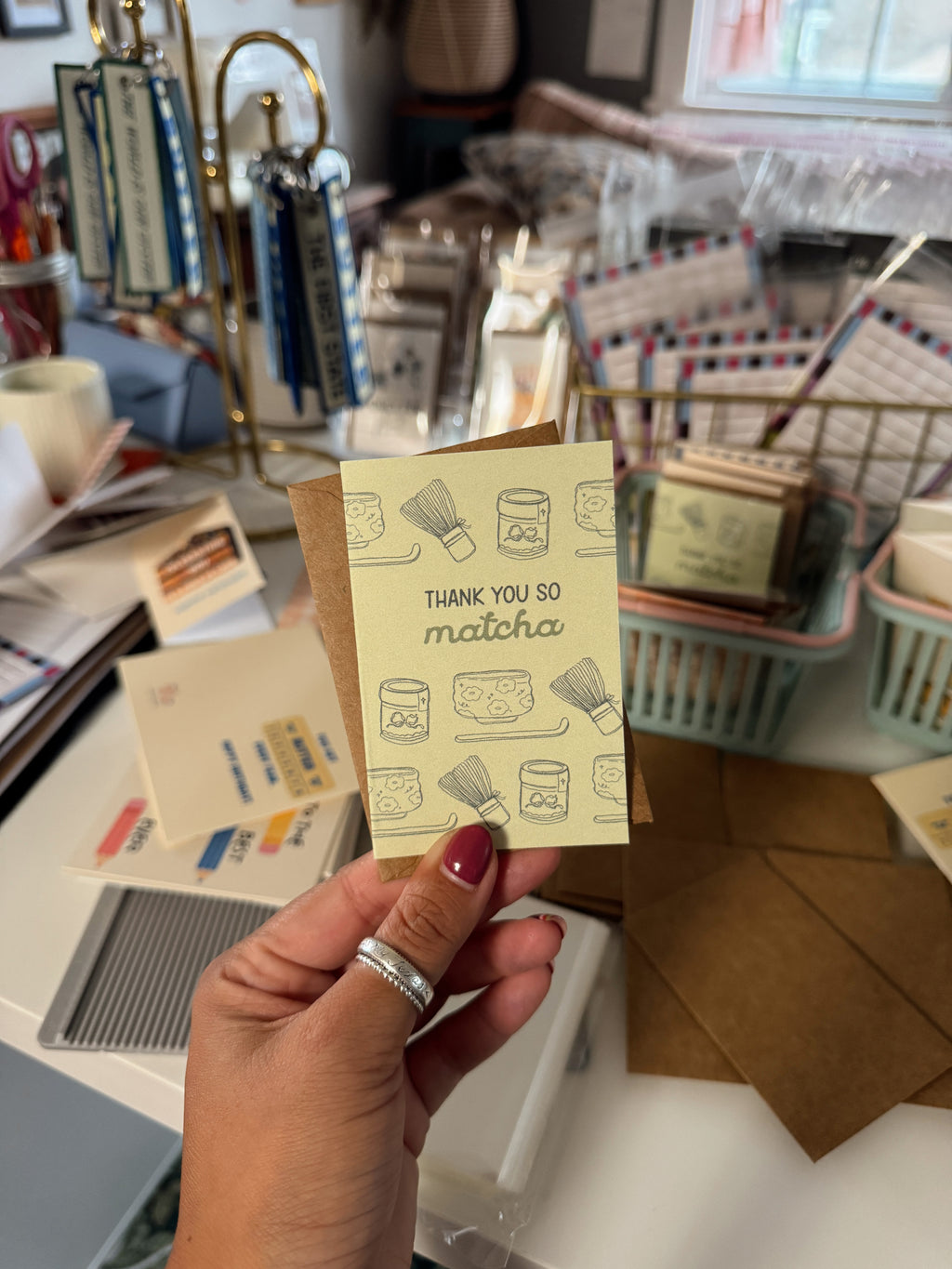 Mini Thank U So Matcha Note Card