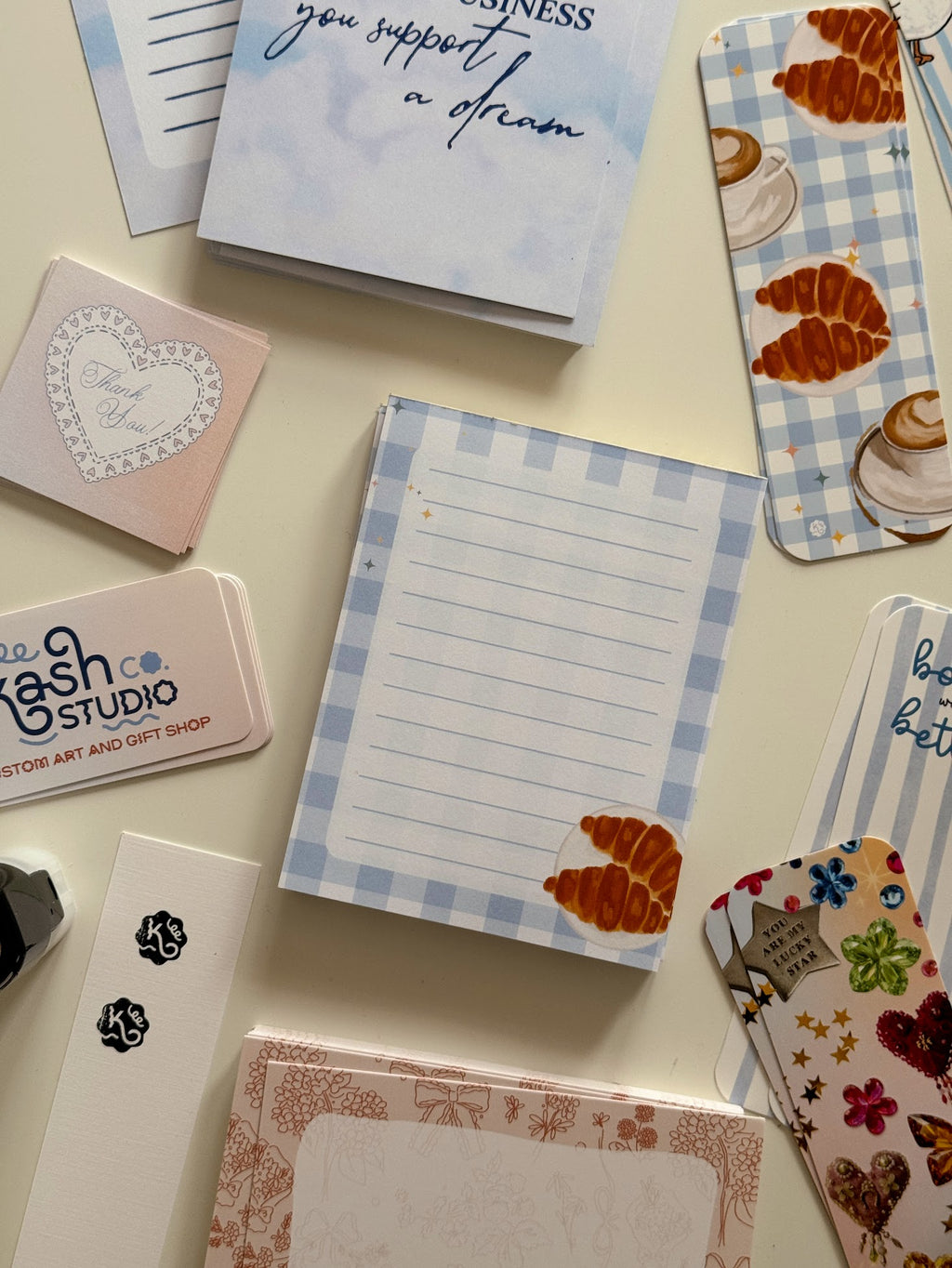Croissants + Coffee Notepad