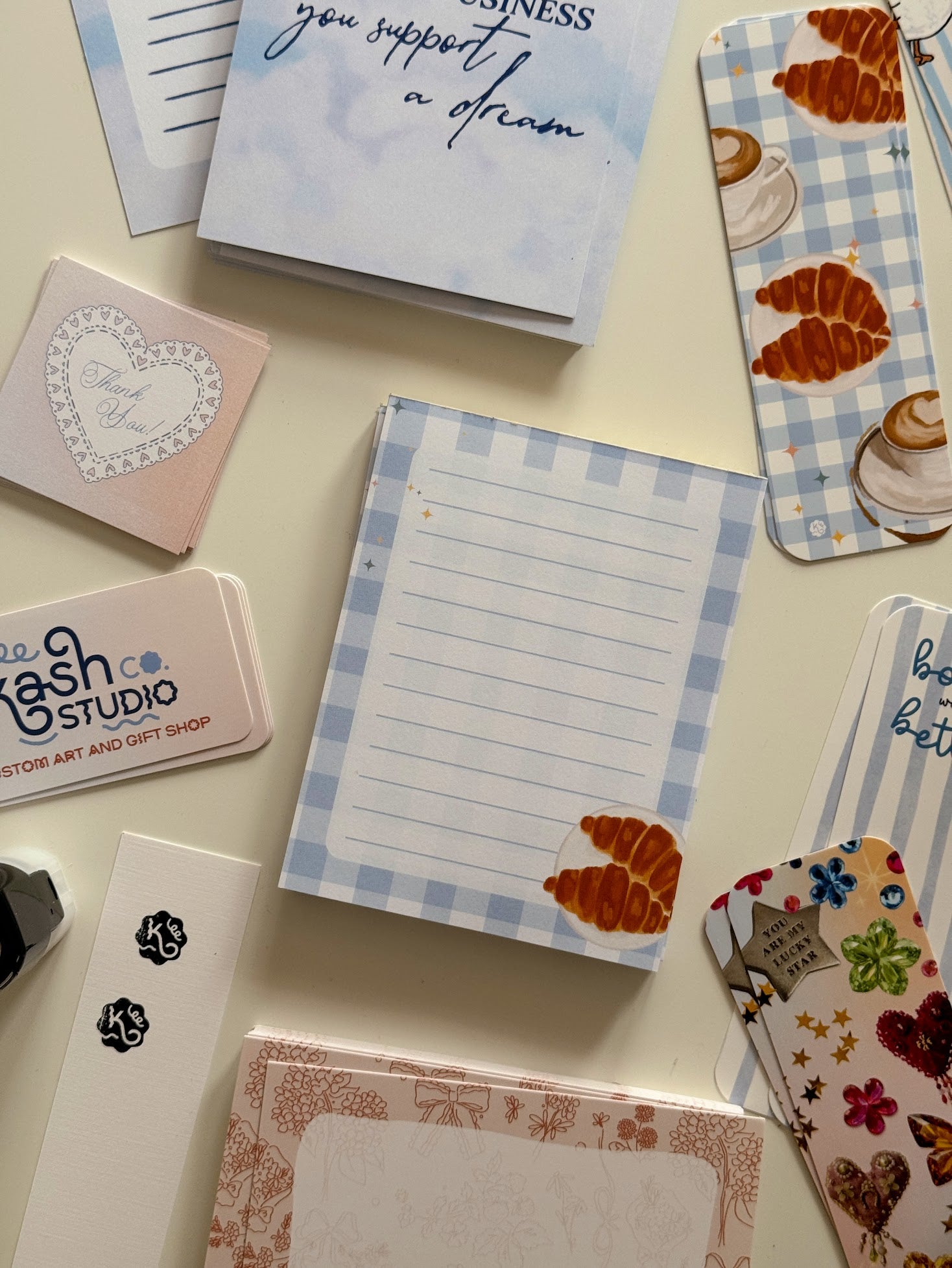Croissants + Coffee Notepad