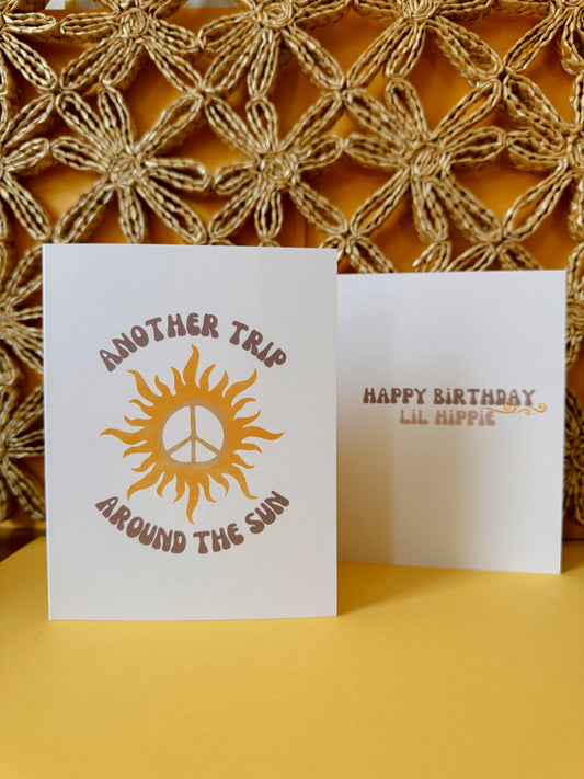 Around the Sun Birthday Card