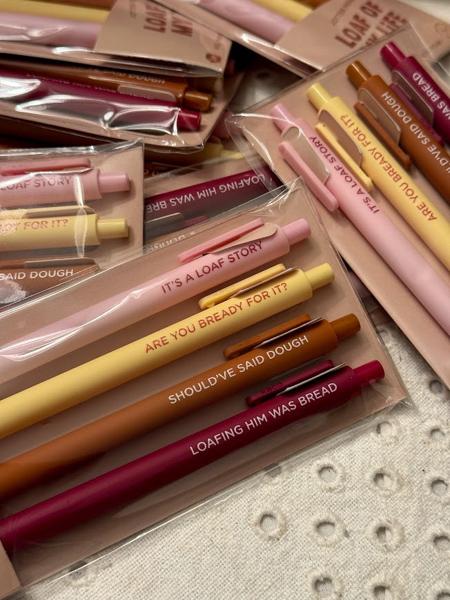 Loaf of My Life Pen: Set of 4 | Swiftie Jotter