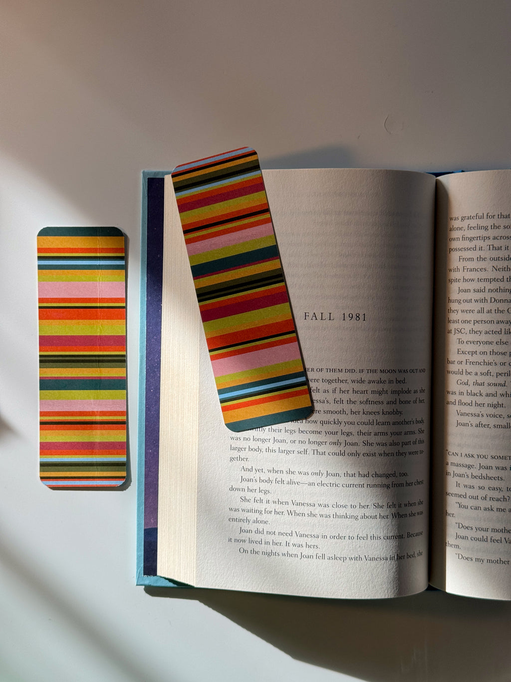 Multicolor Stripe Bookmark