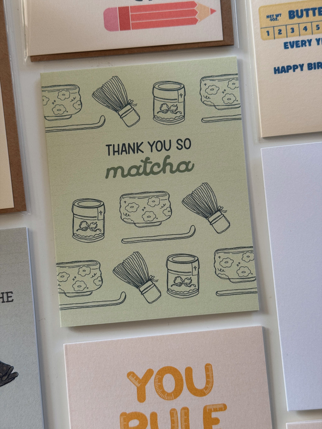 Thank U So Matcha Card