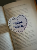Born to Read. Forced to Work. Sticker