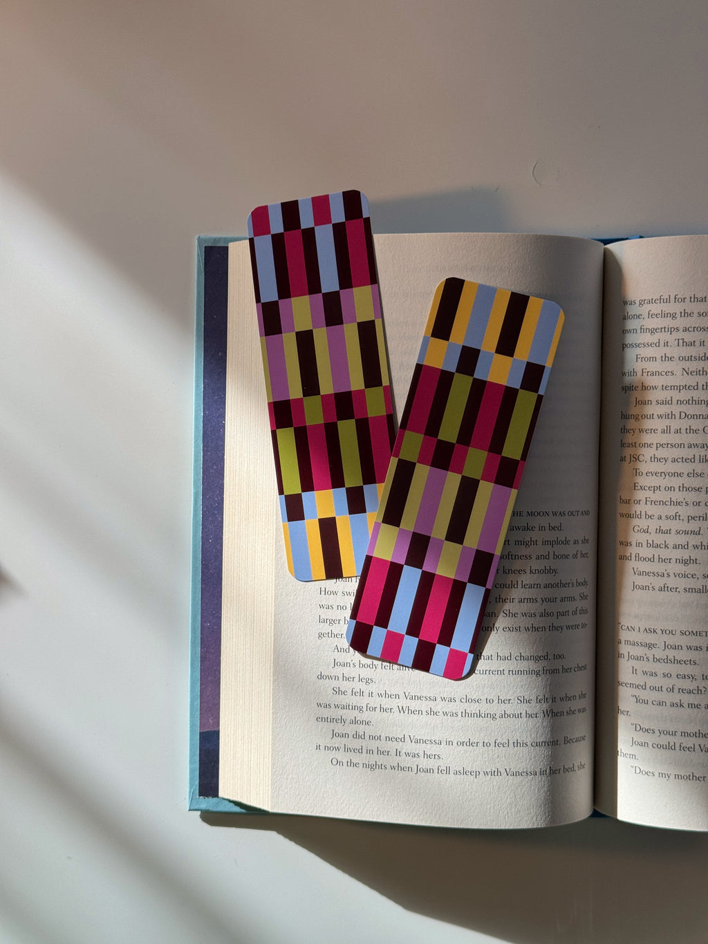 Colorblock Stripes Bookmark