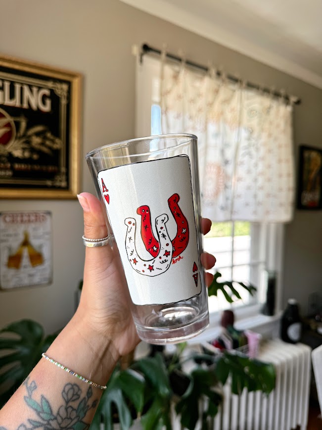 Lucky Ace Pint Glass