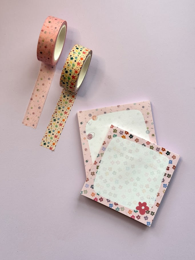 Flower Power Sticky Notes