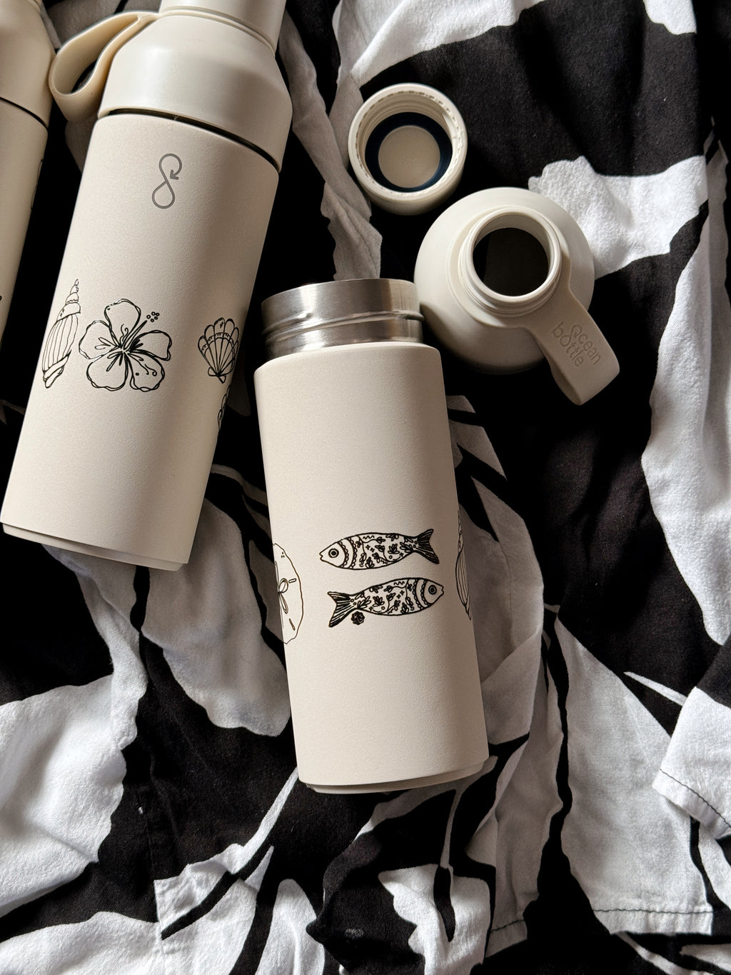 Ocean Vibes Insulated Bottle (Slightly Oopsie)