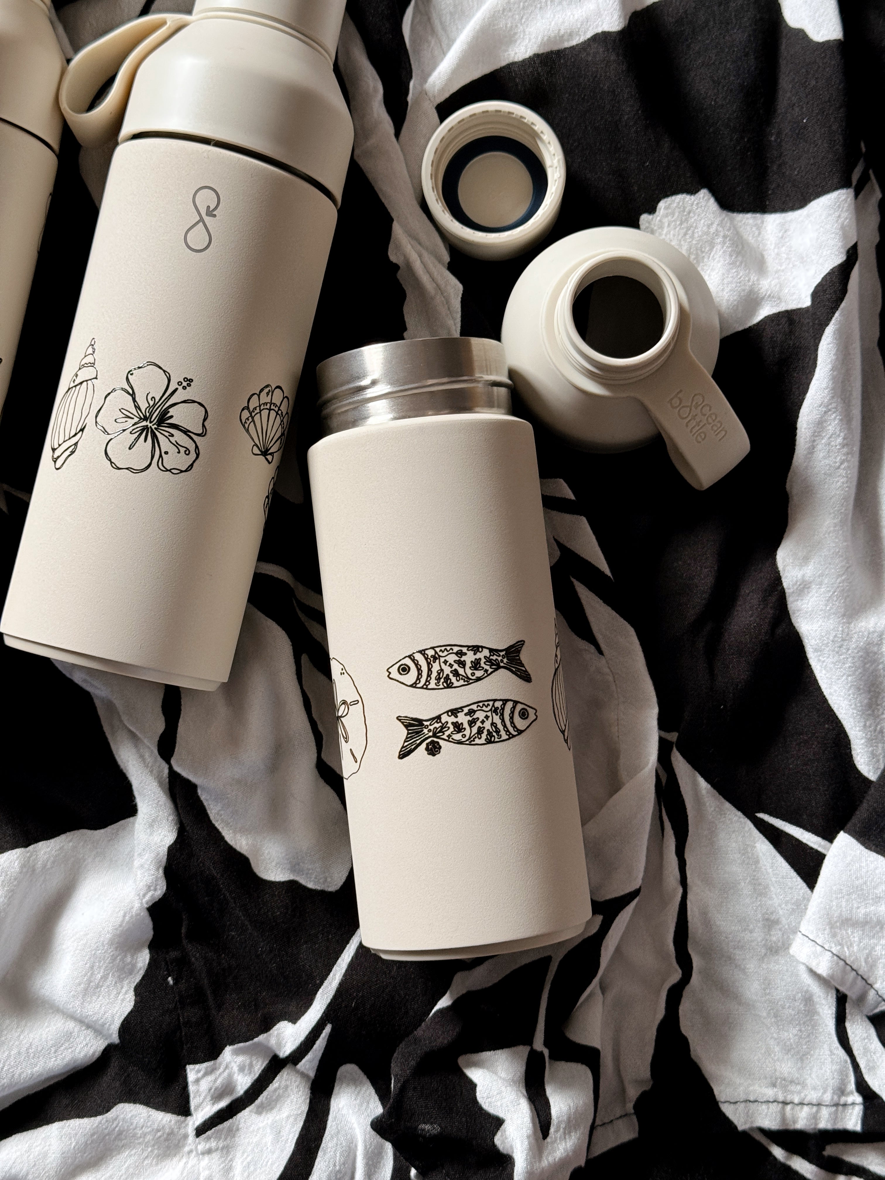 Ocean Vibes Insulated Bottle (Slightly Oopsie)