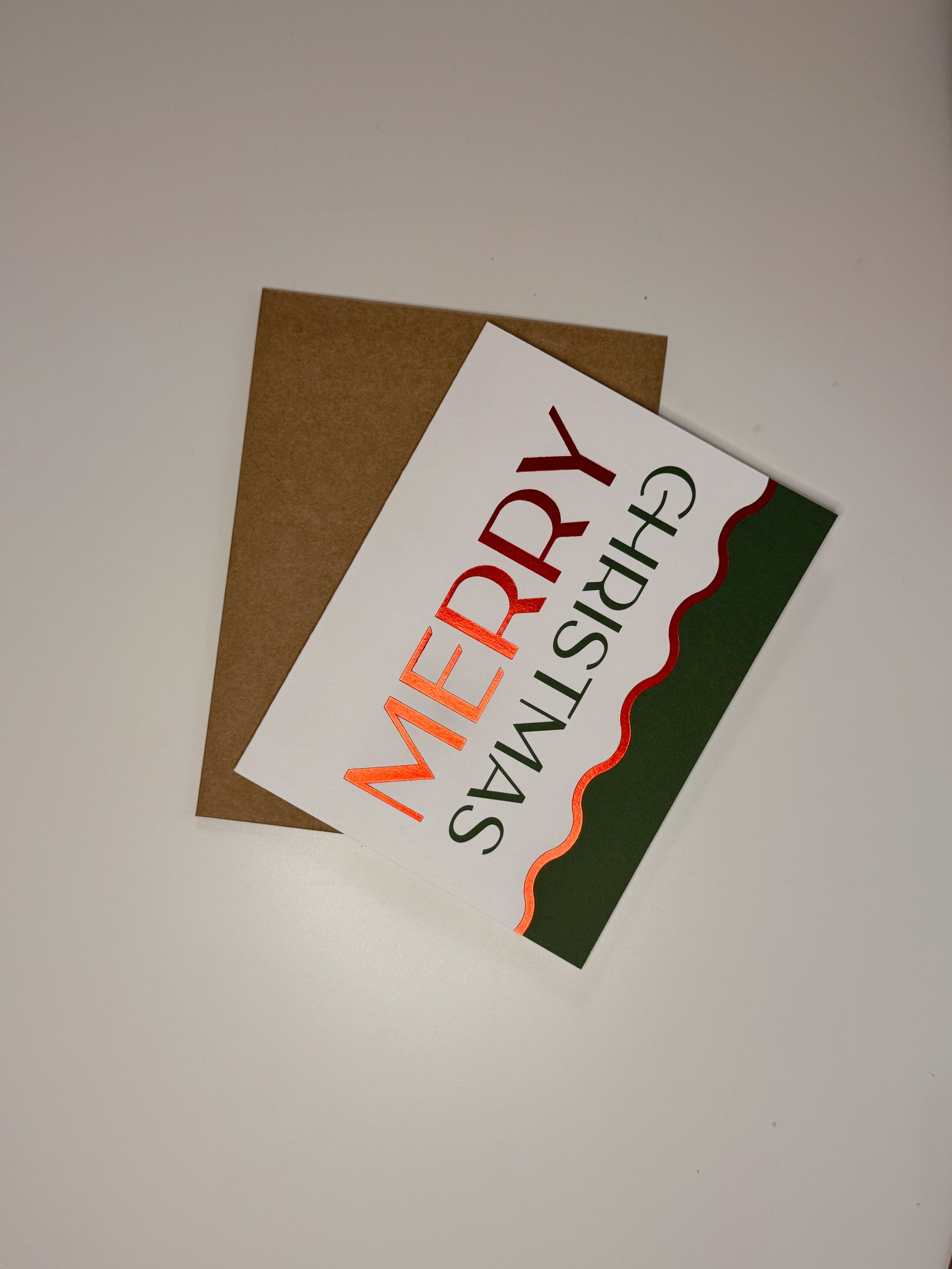 Merry Christmas Foil Card