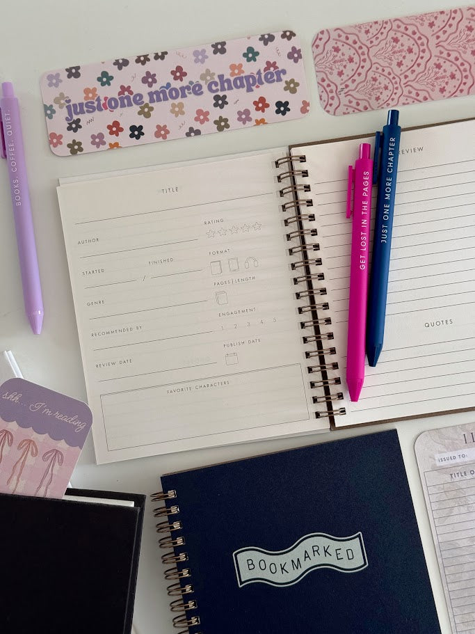 The Bookworm Jotter Gel Pen: Set of 3