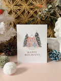 Winter Cottage Holiday Card