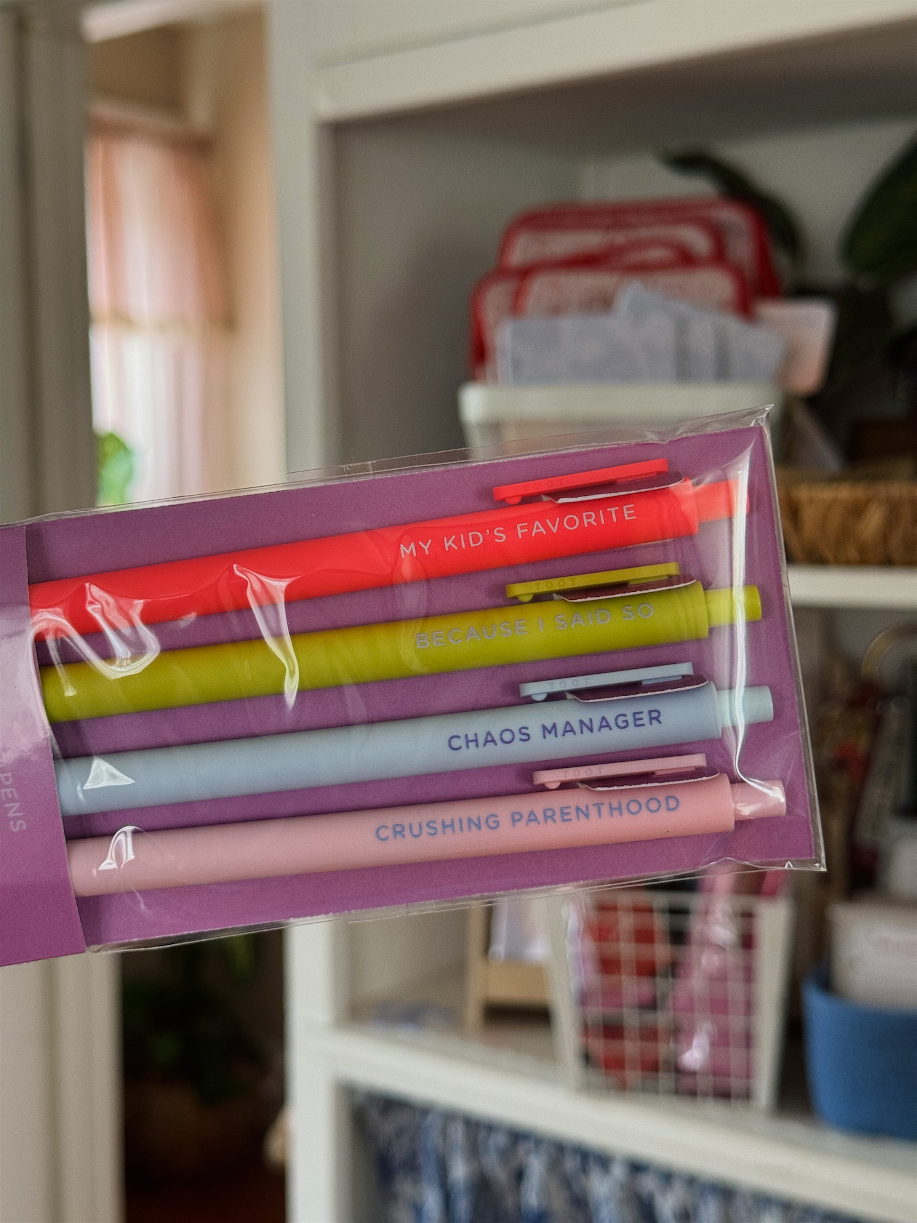 Crushing Parenthood Jotter Gel Pen: Set of 4