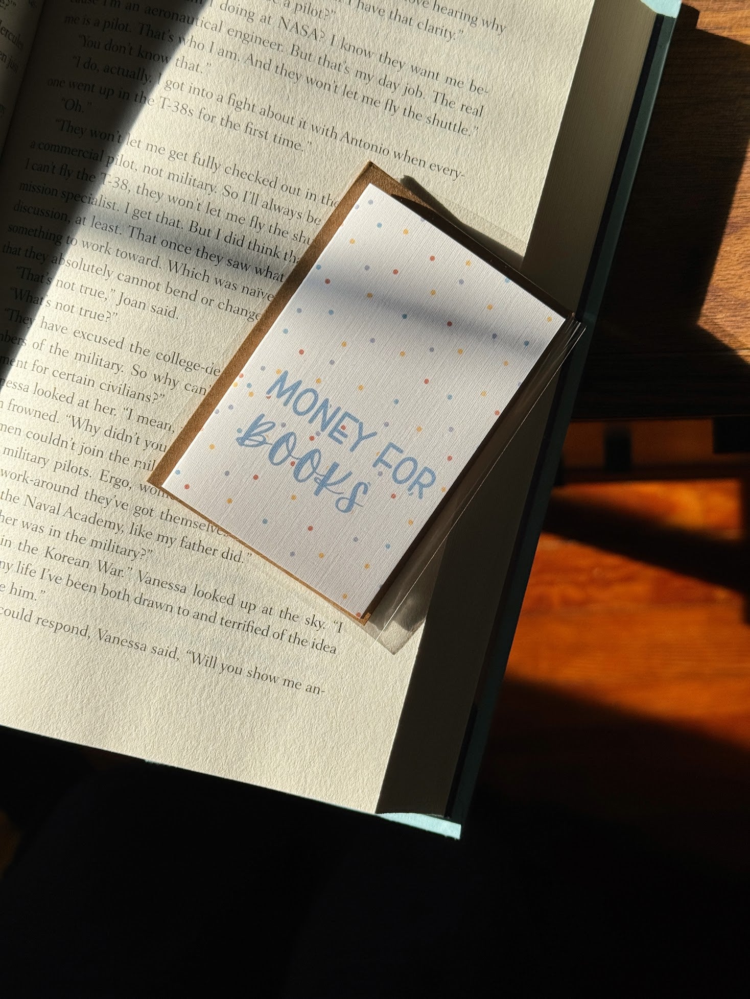 Mini Money for Books Note Card