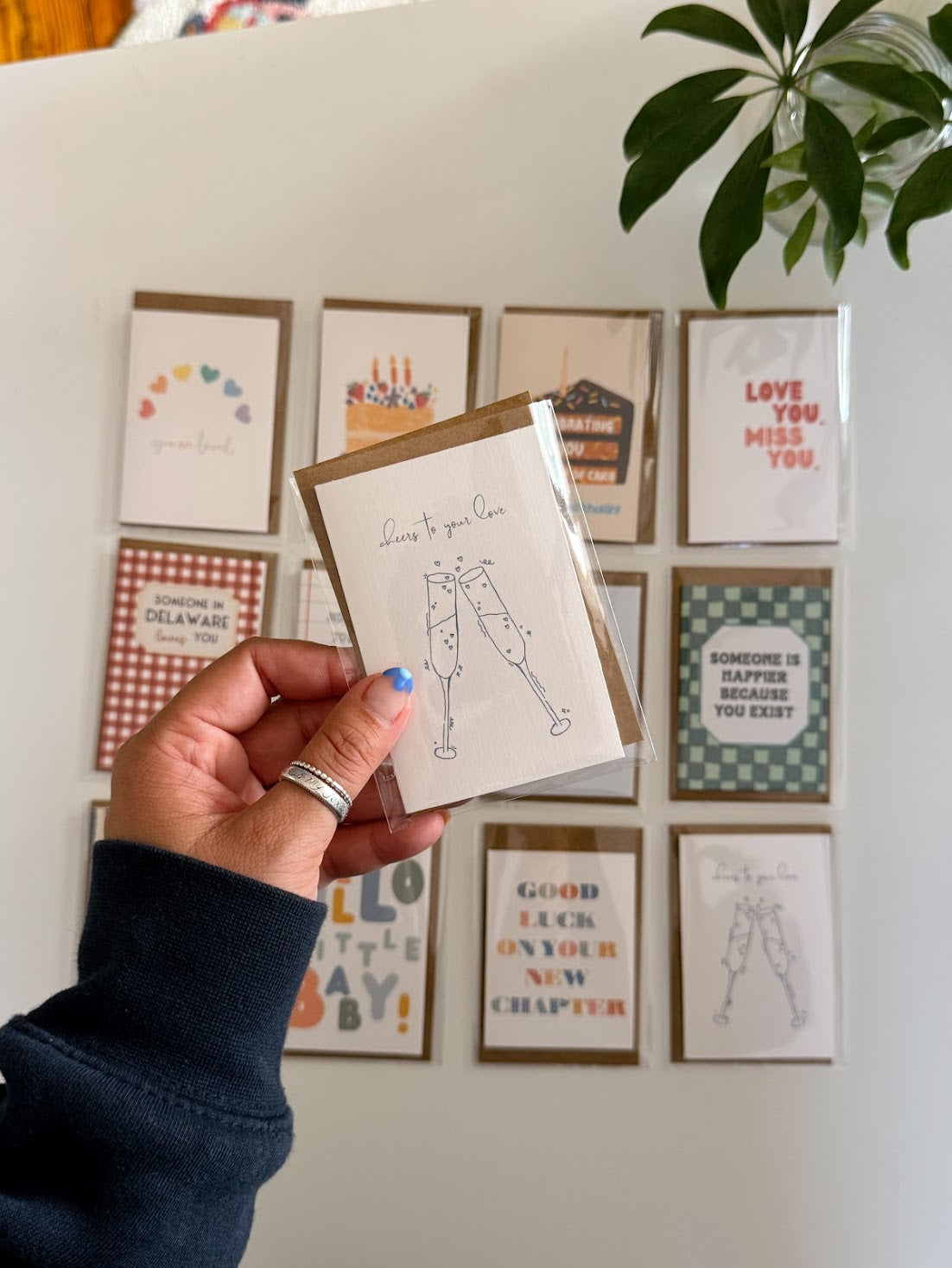 Mini Cheers to your Love Note Card
