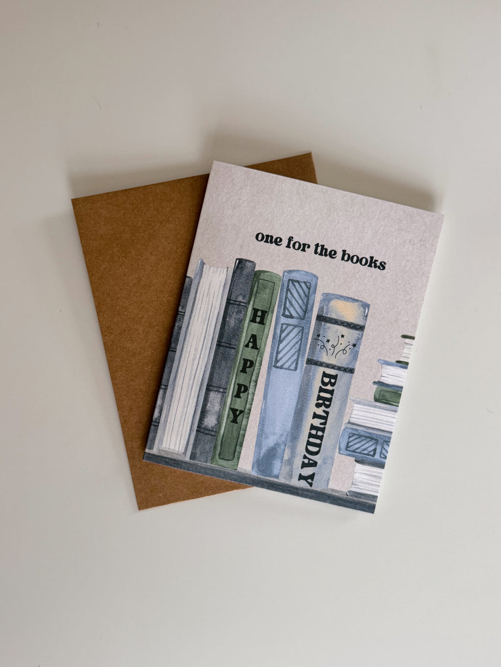 One for the Books Birthday Card