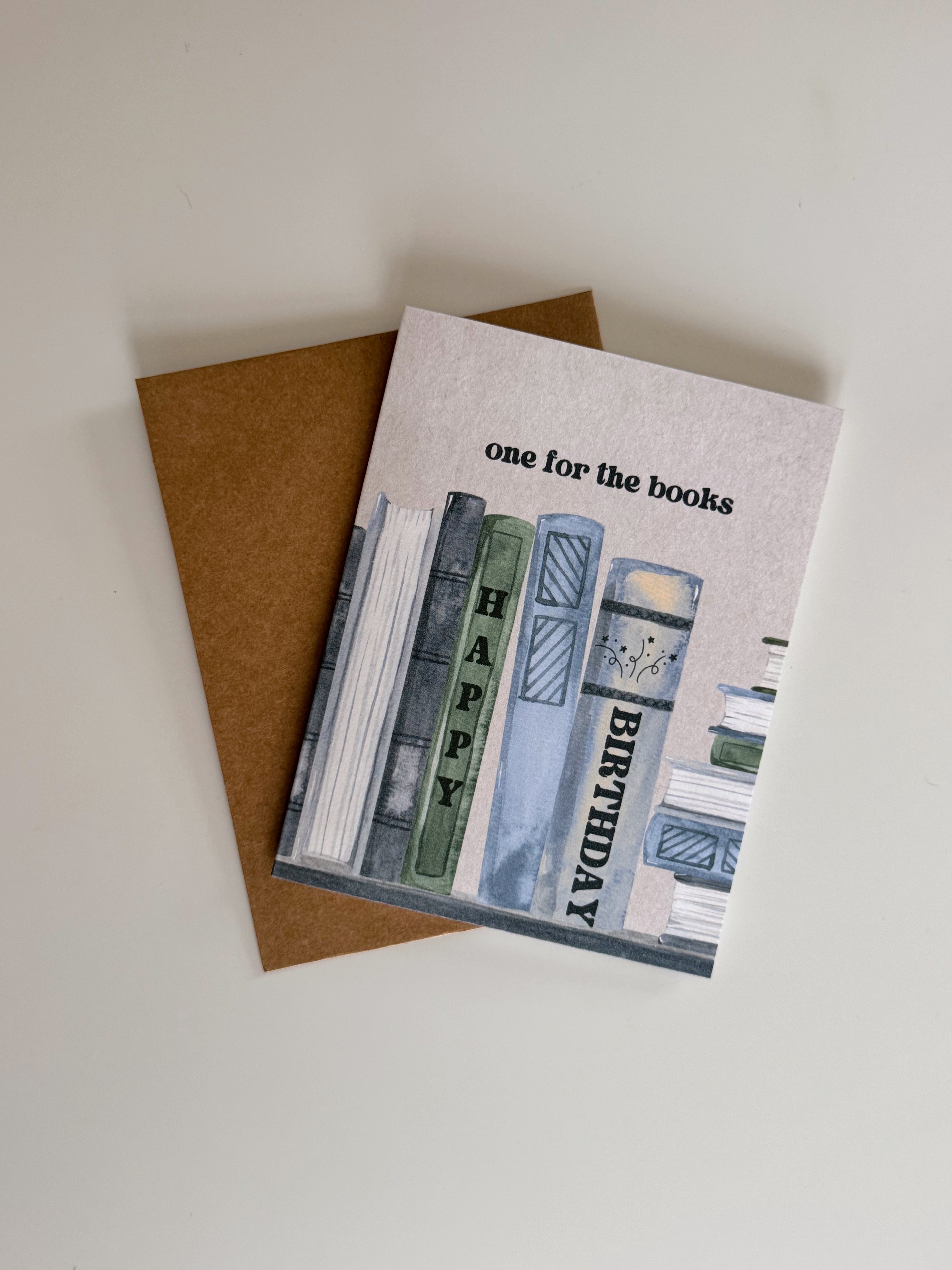 One for the Books Birthday Card