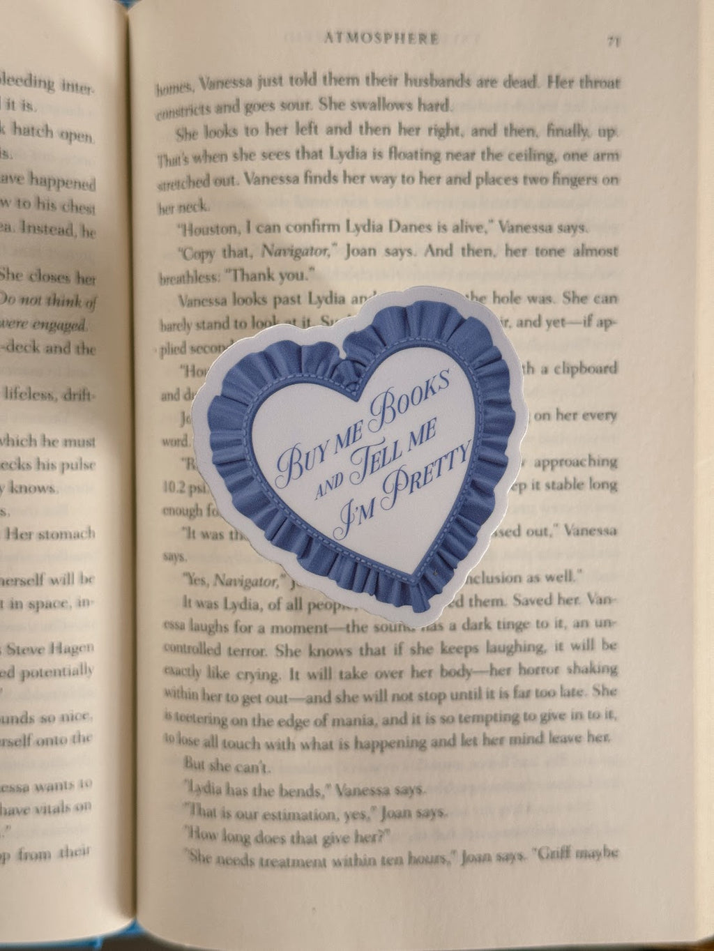 Buy Me Books, Tell Me I'm Pretty Sticker