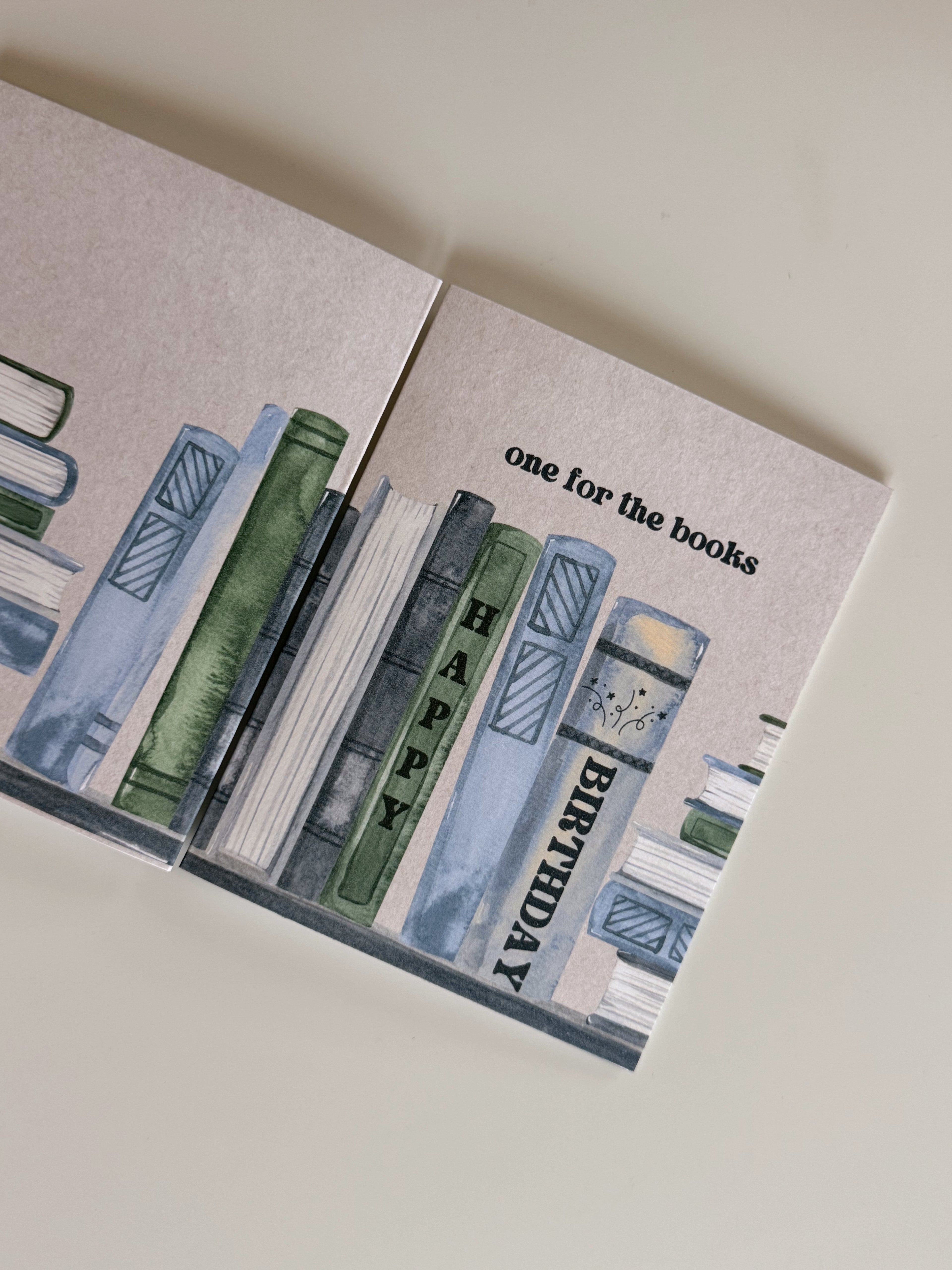 One for the Books Birthday Card