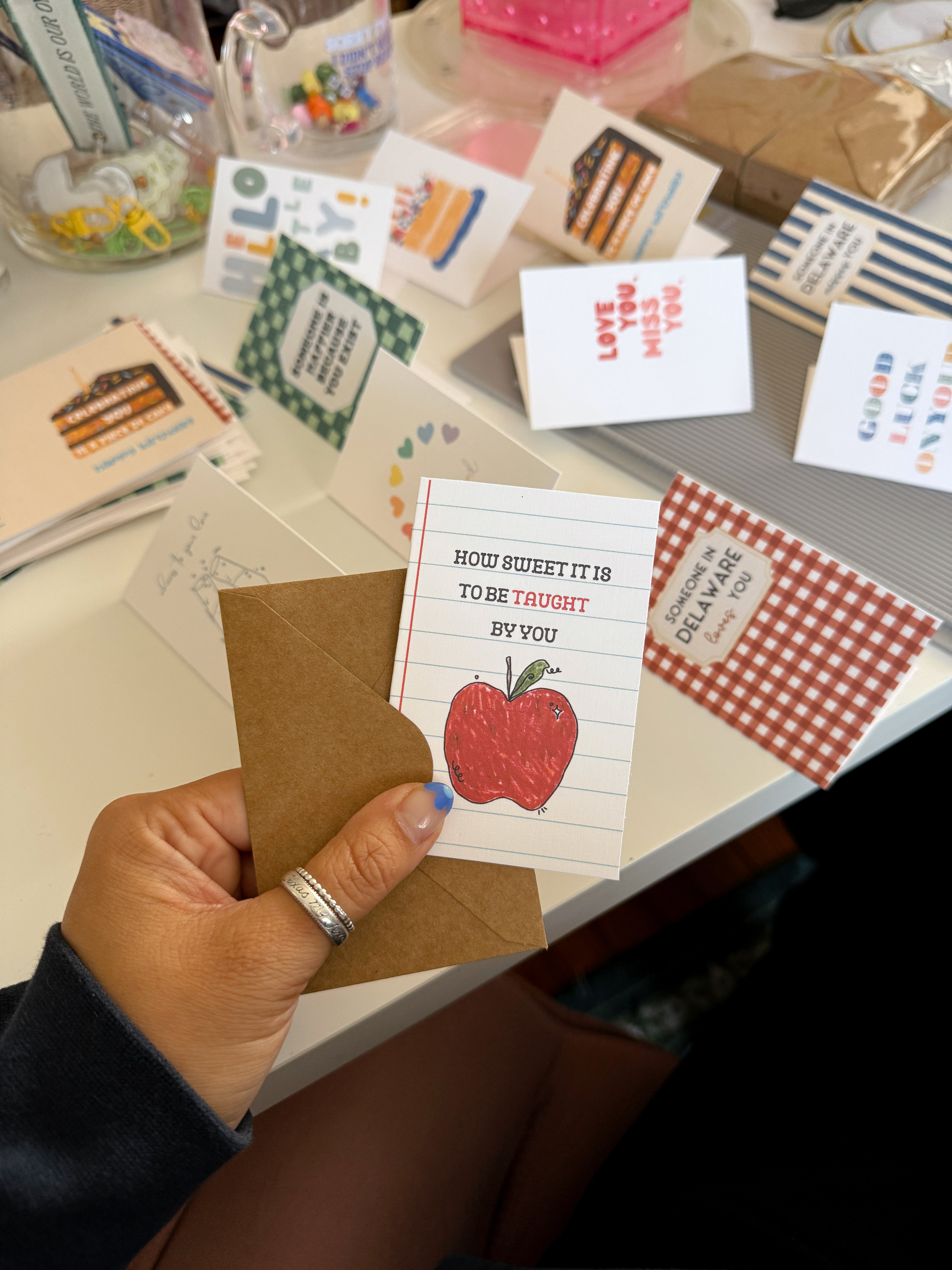 Mini Sweet Teacher Note Card
