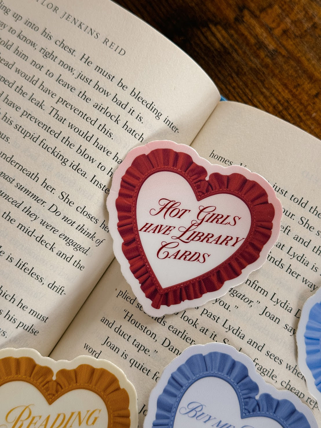 Hot Girls have Library Cards Sticker