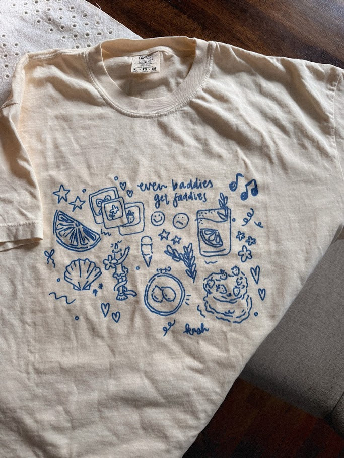 Even Baddies get Saddies Boxy Tee