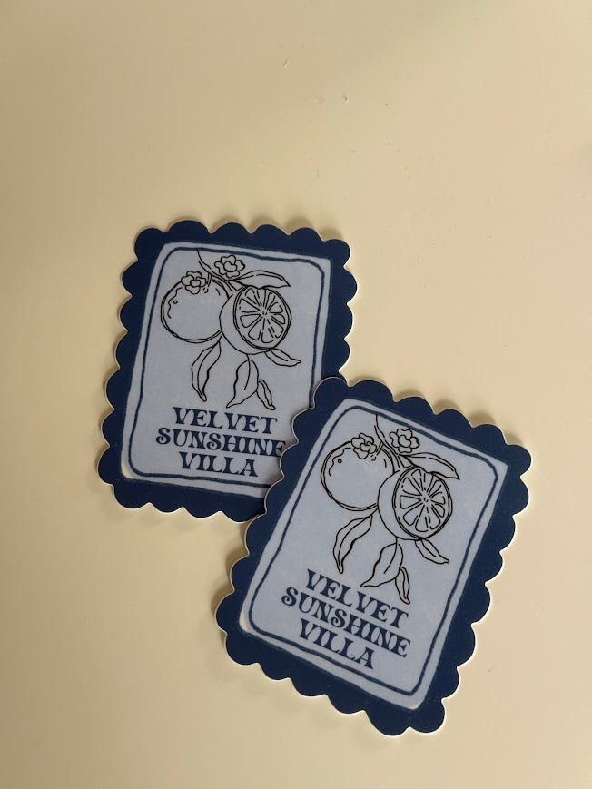 Velvet Sunshine Villa Sticker
