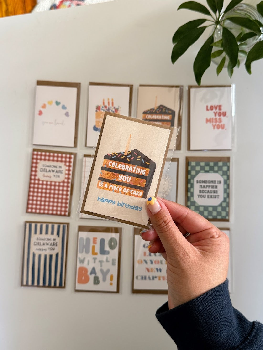 Mini Celebrating You is Cake Note Card