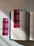 Plum Plaid Bookmark