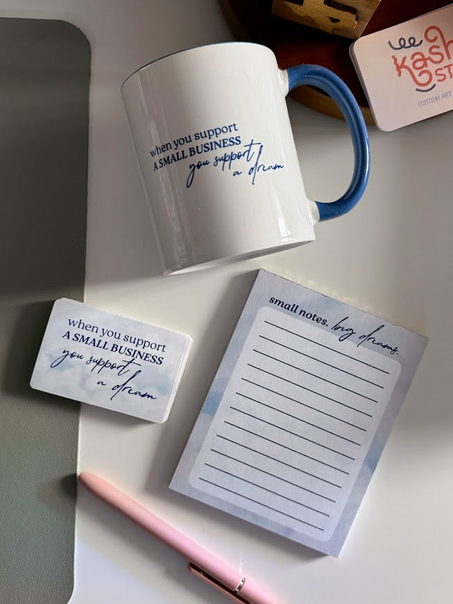 Supporting a Dream Notepad