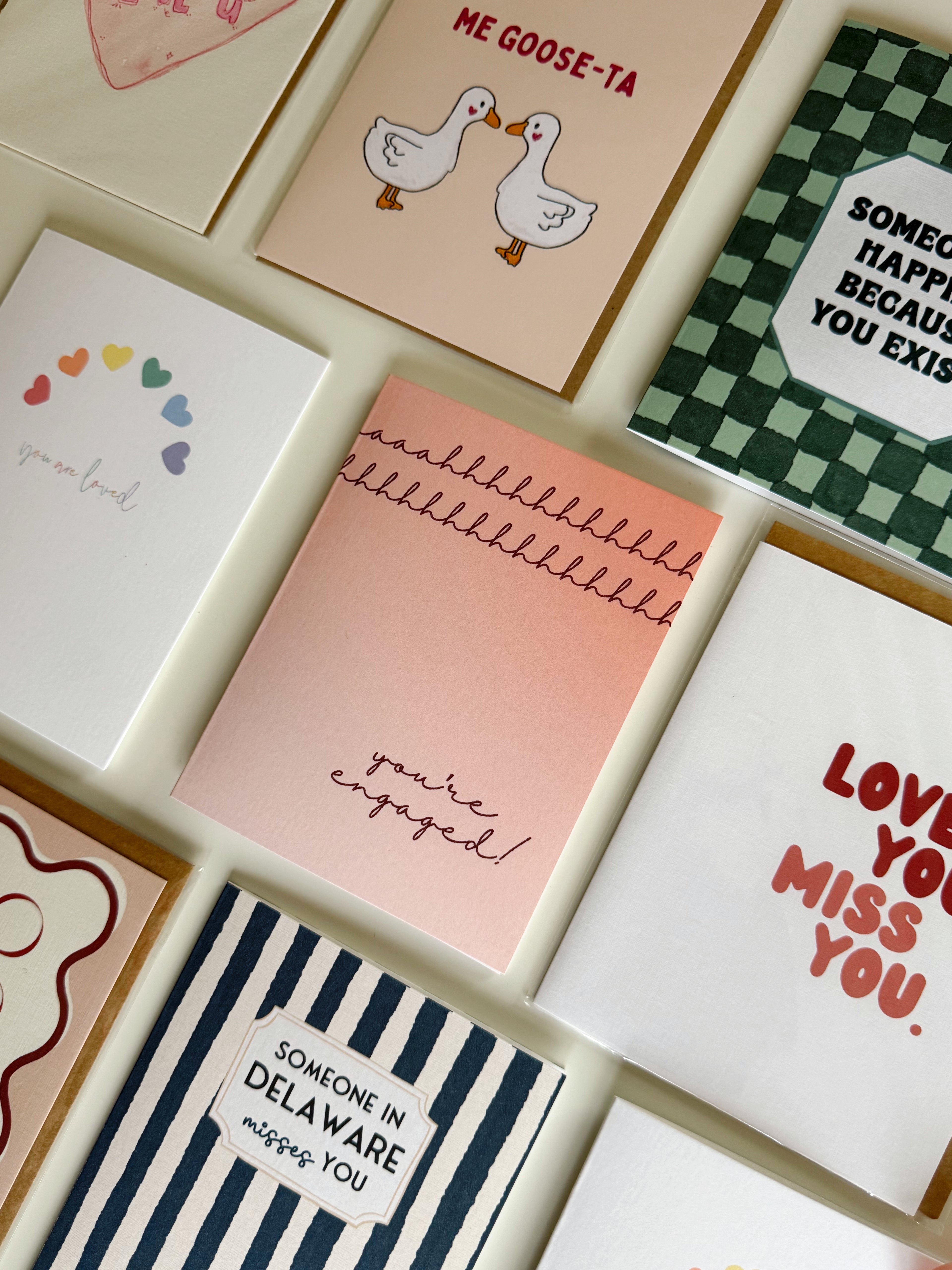 Ahhh You're Engaged Card