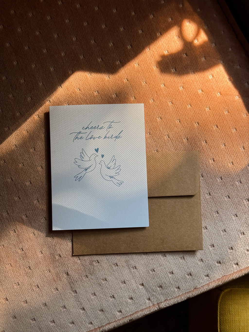 To the Love Birds Card