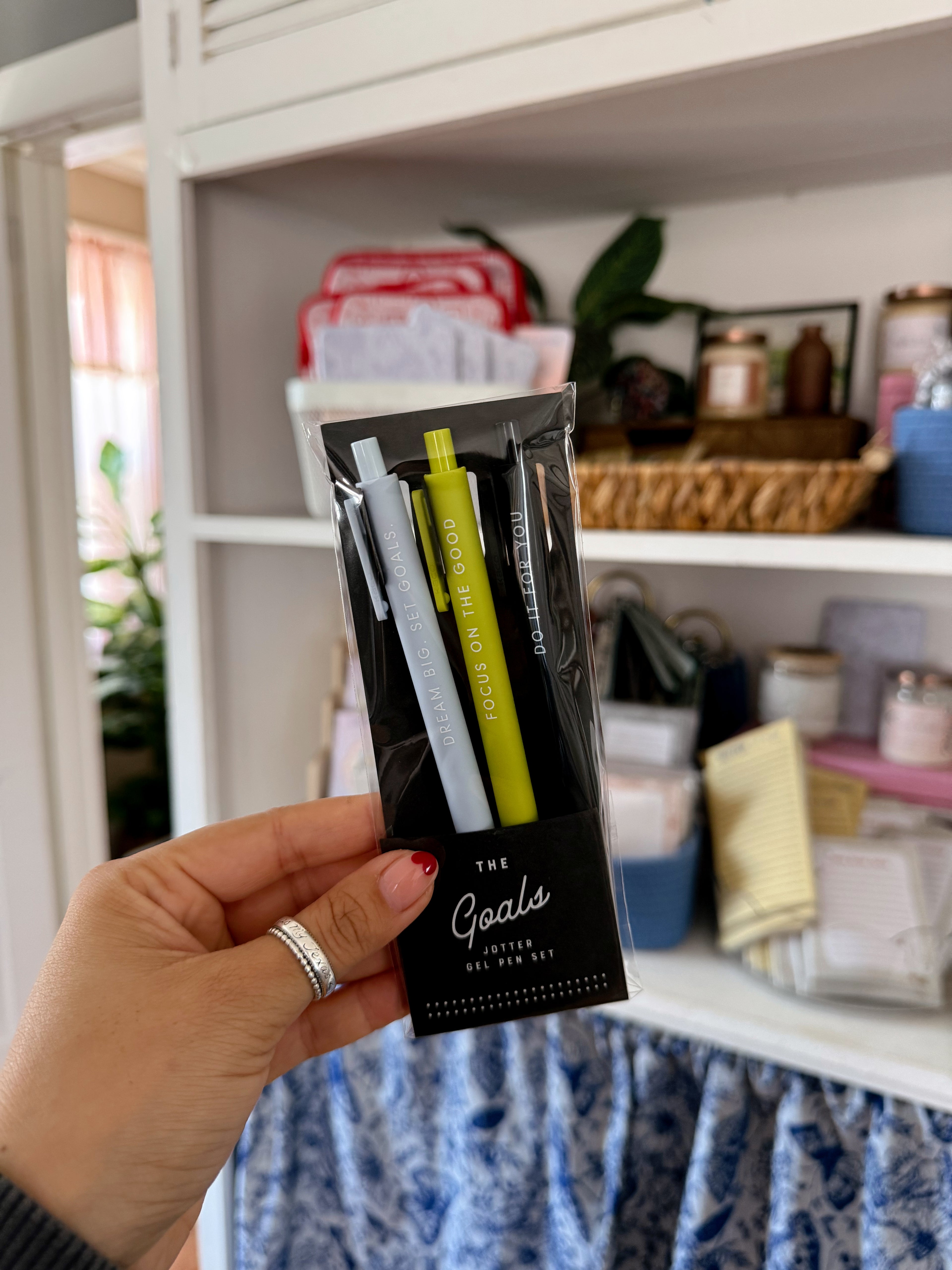 The Goals Jotter Gel Pen: Set of 3