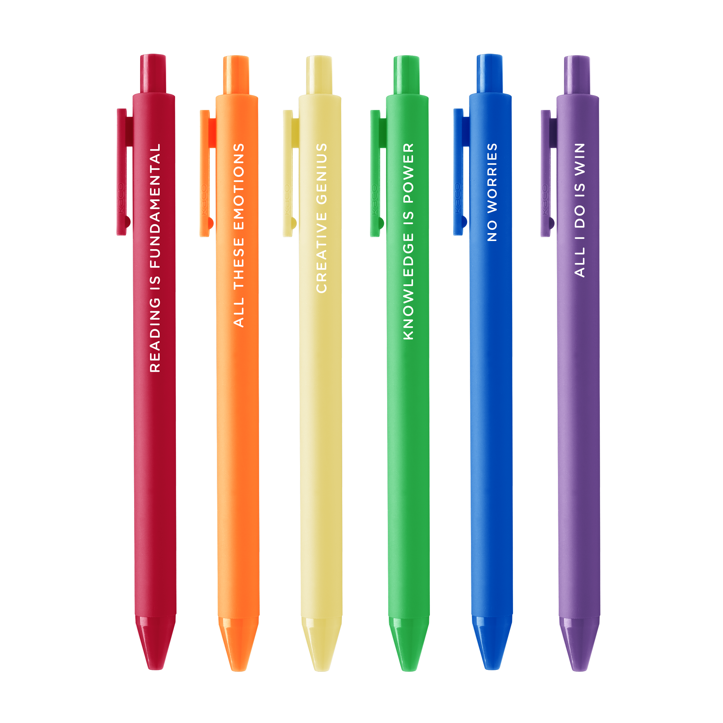 Joyful Teacher Pen: Set of 6