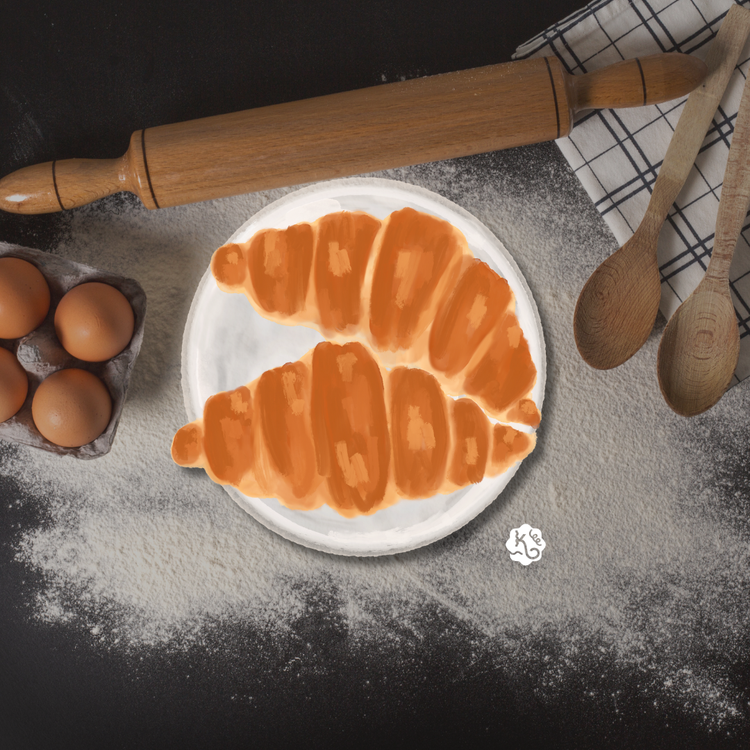 Croissant Sticker