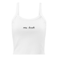 Personalized Mrs. Embroidered Tank