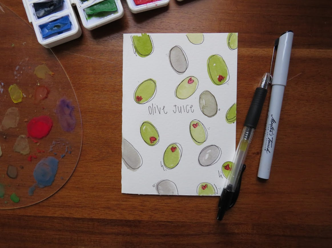 Olive Juice Card