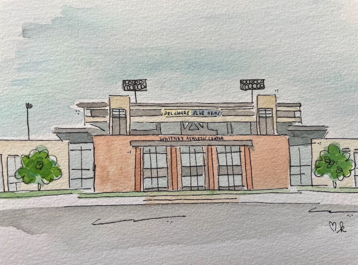 University of Delaware: Whitney Athletic Center Print