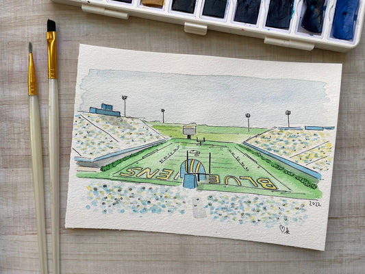 University of Delaware: Delaware Stadium Print
