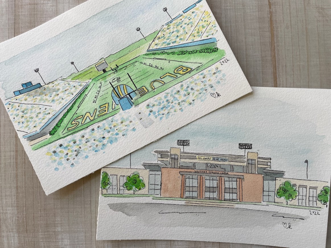 University of Delaware: Whitney Athletic Center Print