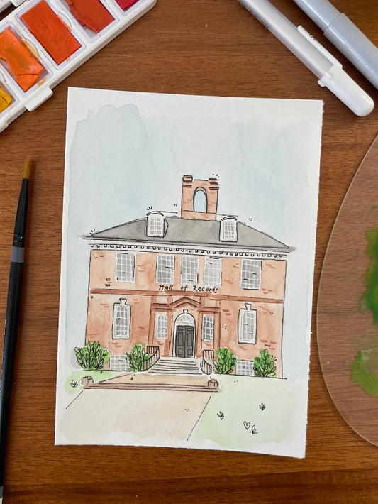 Delaware Hall of Records Print