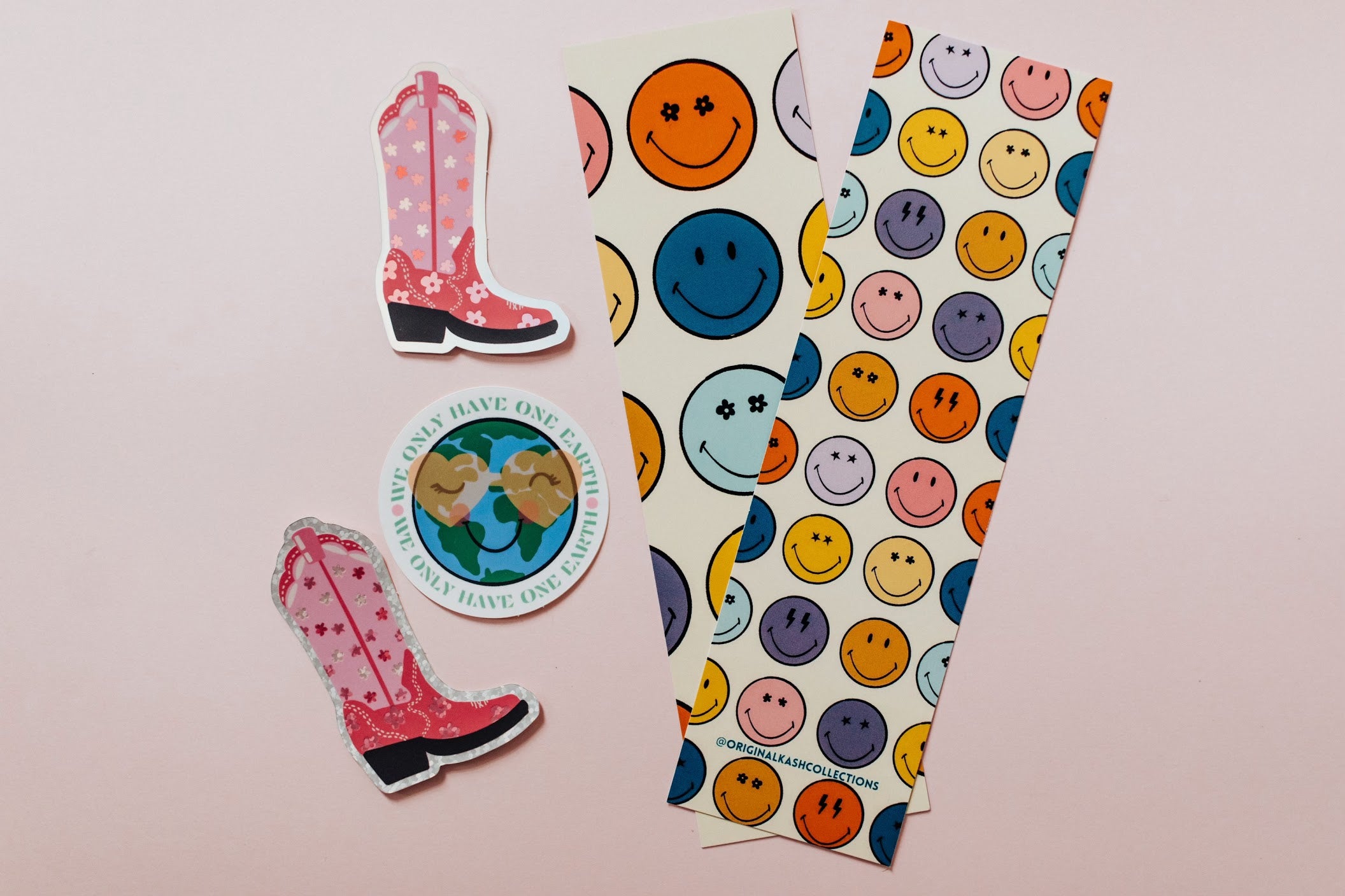 Pink Cowboy Boot Sticker (2 styles)